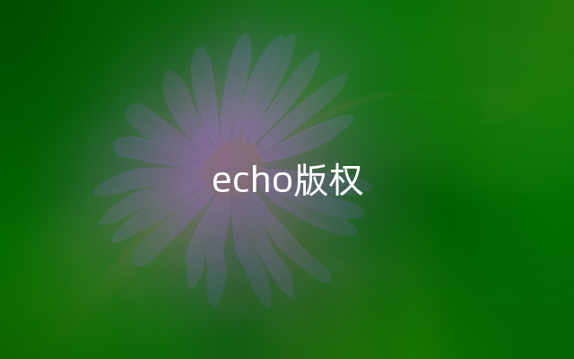 echo版权